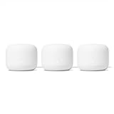 Google Nest WiFi Router 3 Pack (2nd Generation) – 4x4 AC2200 Mesh Wi-Fi Routers with 6600 Sq Ft Coverage