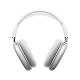 Apple AirPods Max Wireless Over-Ear Headphones. Active Noise Cancelling, Transparency Mode, Spatial Audio, Digital Crown for Volume Control. Bluetooth Headphones for iPhone - Silver
