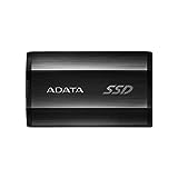 ADATA SE800 1TB IP68 Rugged - Up to 1000 MB/s- SuperSpeed USB 3.2 Gen 2 USB-C External Portable SSD Black (ASE800-1TU32G2-CBK)