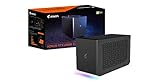 Gigabyte AORUS RTX 2080 Ti Gaming Box (eGPU), Embedded GeForce RTX 2080 Ti, Thunderbolt 3 Plug and Play, Custom Quiet and Silent Waterforce AIO Cooling System, Dual Thunderbolt 3, Gv-N208TIXEB-11GC