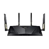 ASUS AX6000 WiFi 6 Gaming Router (RT-AX88U) - Dual Band Gigabit Wireless Router, 8 GB Ports, Gaming & Streaming, AiMesh Compatible, Included Lifetime Internet Security, Adaptive QoS, MU-MIMO