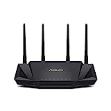 ASUS RT-AX3000 Dual Band WiFi 6 Extendable Router, Subscription-free Network Security, Instant Guard, Advanced Parental Controls, Built-in VPN, AiMesh Compatible, Gaming & Streaming, Smart Home, USB