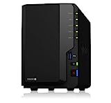 Synology 2 bay NAS DiskStation DS220+ (Diskless),Black