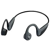 Bone Conduction Headphones Bluetooth 5.0 Open-Ear Wireless Sports Headsets w/Mic for Jogging Running Driving Cycling, Lightweight-1.2 oz