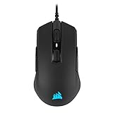 Corsair M55 RGB Pro Wired Ambidextrous Multi-Grip Gaming Mouse - 12,400 DPI Adjustable Sensor - 8 Programmable Buttons - Black