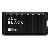 WD_BLACK 1TB P50 Game Drive SSD - Portable External Solid State Drive, Compatible with Playstation, Xbox, PC, & Mac, Up to 2,000 MB/s - WDBA3S0010BBK-WESN