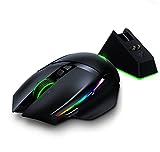 Razer Basilisk Ultimate HyperSpeed Wireless Gaming Mouse w/Charging Dock: Fastest Gaming Mouse Switch - 20K DPI Optical Sensor - Chroma RGB - 11 Programmable Buttons - 100 Hr Battery - Classic Black