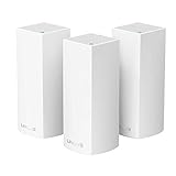 Linksys Velop Mesh Home WiFi System, 6,000 Sq. ft Coverage, 60+ Devices, Speeds up to (AC2200) 2.2Gbps - WHW0303