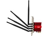 Rosewill RNX-AC1900PCEv2, Dual Band Wireless AC1900 Wi-Fi Adapter for Desktop, Up to 1300 Mbps (5.0 GHz) + 600 Mbps (2.4 GHz) Wireless Data Rates, PCI-Express Interface, 3 x External Antennas