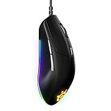 SteelSeries Rival 3 Gaming Mouse - 8,500 CPI TrueMove Core Optical Sensor - 6 Programmable Buttons - Split Trigger Buttons - Brilliant Prism RGB Lighting,Black