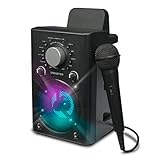 Singsation Karaoke Machine - Full Karaoke System for Adults or Kids, with Wireless Bluetooth Speaker and Microphone. Works with All Karaoke Apps via Smartphone or Tablet