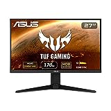 ASUS TUF Gaming 27' 2K Monitor (VG27AQL1A) - QHD (2560 x 1440), IPS, 170Hz (Supports 144Hz), 1ms, Extreme Low Motion Blur, DisplayHDR, Speaker, G-SYNC Compatible, VESA Mountable, DisplayPort, HDMI