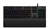 Logitech G513 RGB Backlit Mechanical Gaming Keyboard with Romer-G Tactile Keyswitches (Carbon)