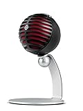 Shure MV5 Digital Condenser Microphone with Cardioid - Plug-and-play with iOS, Mac, PC, Onscreen Control w/ ShurePlus MOTIV Audio App, Includes USB and Lightning Cables (1m each) - Black w/ Red Foam