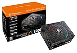 Thermaltake Toughpower Grand RGB 1200W 80+ Platinum Smart Zero RGB Fan, SLI/CrossFire Ready Continuous Power, Full Modular ATX 12V 2.4/EPS 12V 2.92 Power Supply 10 Year Warranty PS-TPG-1200F1FAPU-1