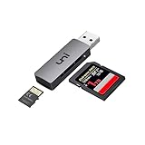 SD Card Reader, uni USB 3.0 SD Card Adapter High-Speed Micro SD Memory Card Reader Support SD/Micro SD/TF/SDHC/SDXC/MMC/UHS-I Card Compatible with Mac, Win, Linux, PC, Laptop, Chromebook, Camera