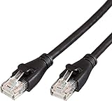 Amazon Basics RJ45 Cat-6 Ethernet Patch Cable, 1Gpbs Transfer Speed, Gold-Plated Connectors, 50 Foot