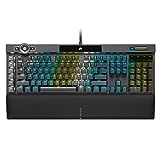 Corsair K100 RGB Optical-Mechanical Wired Gaming Keyboard - OPX Switches - PBT Double-Shot Keycaps - Elgato Stream Deck and iCUE Compatible - QWERTY NA Layout - Black