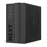 NZXT C850 - NP-C850M - 850 Watt PSU - 80+ Gold Certified - Hybrid Silent Fan Control - Fluid Dynamic Bearings - Modular Design - Sleeved Cables - ATX Gaming Power Supply - 2020