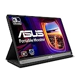 ASUS ZenScreen  15.6” 1080P Portable USB Monitor (MB16AC) - Full HD (1920 x 1080), IPS, USB Type-C, Eye Care, Smart Case, External Screen for Laptop, 3-Year Warranty,Black