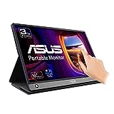 ASUS ZenScreen Touch Screen 15.6” 1080P Portable USB (MB16AMT) - Full HD (1920 x 1080), IPS, Anti-glare, Built-in Battery, Speakers, Eye Care, USB Type-C, Micro HDMI, Smart Case, 3-Year Warranty