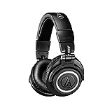 Audio-Technica ATHM50XBT Wireless Bluetooth Over-Ear Headphones, Black