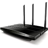 TP-Link AC1900 Smart WiFi Router (Archer A9) - High Speed MU-MIMO Wireless Router, Dual Band, Gigabit, VPN Server, Beamforming, Smart Connect, Works with Alexa, Black