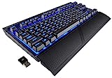 Corsair K63 Wireless Mechanical Gaming Keyboard, backlit Blue LED, Cherry MX Red - Quiet & Linear