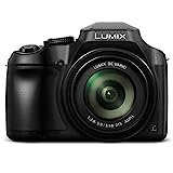 Panasonic LUMIX FZ80 4K Digital Camera, 18.1 Megapixel Video Camera, 60X Zoom DC VARIO 20-1200mm Lens, F2.8-5.9 Aperture, Power O.I.S. Stabilization, Touch Enabled 3-Inch LCD, Wi-Fi, DC-FZ80K (Black)