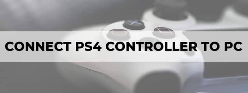 how to connect ps4 controller to pc