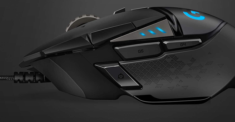 logitech g 502 side view