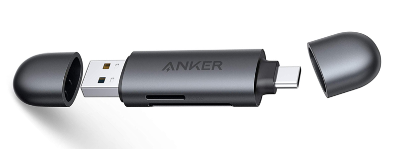 anker usbc and usb 3.0 sd card reader