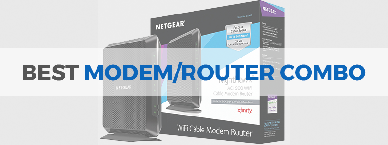 best modem router combo