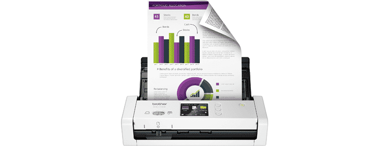 brother ads-1700w wireless document scanner