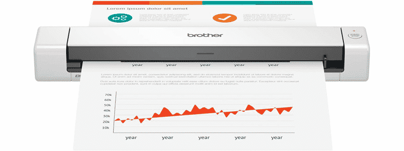 brother ds-640 compact mobile document scanner
