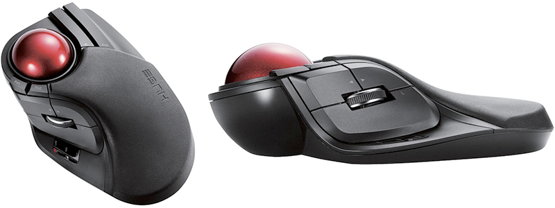 elecom m-ht1drbk wireless trackball mouse