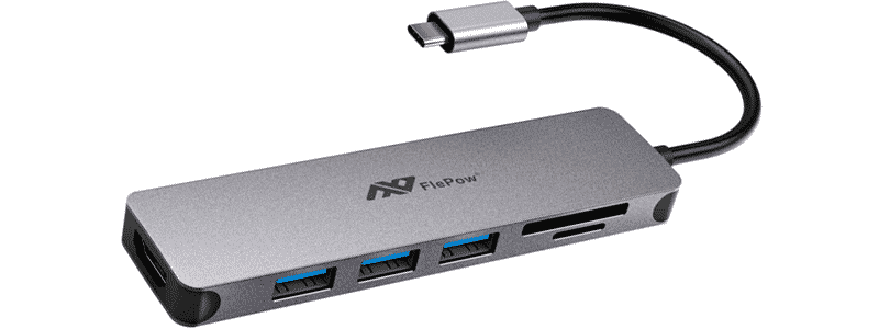 flepow usb c hub multiport adapter 7 in 1