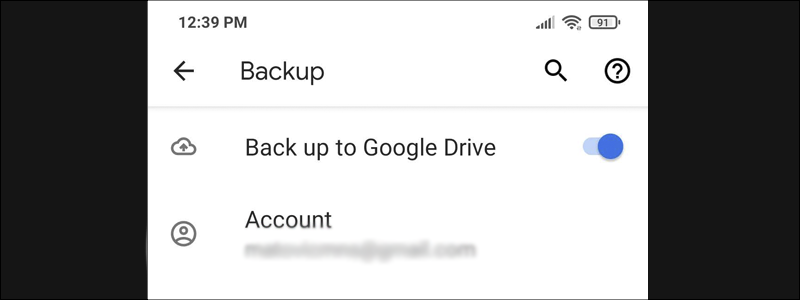 how to backup android