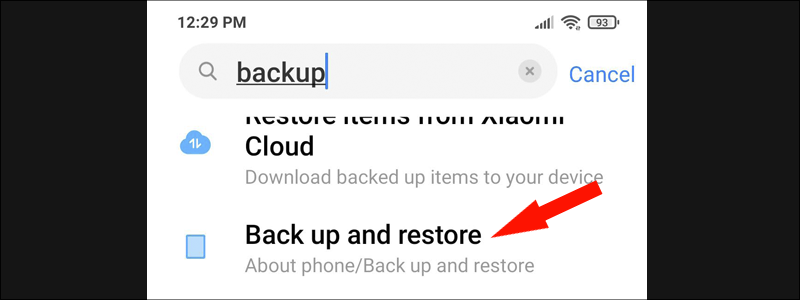 how to backup android 3