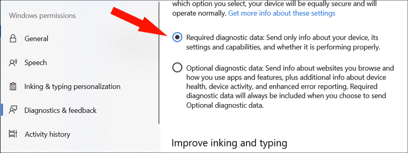 how to disable telemetry and data 5