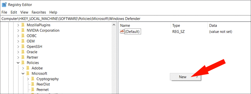 how to disable windows defender 14