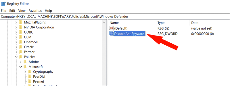 how to disable windows defender 16