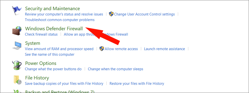 how to disableenable windows 10 firewall 14