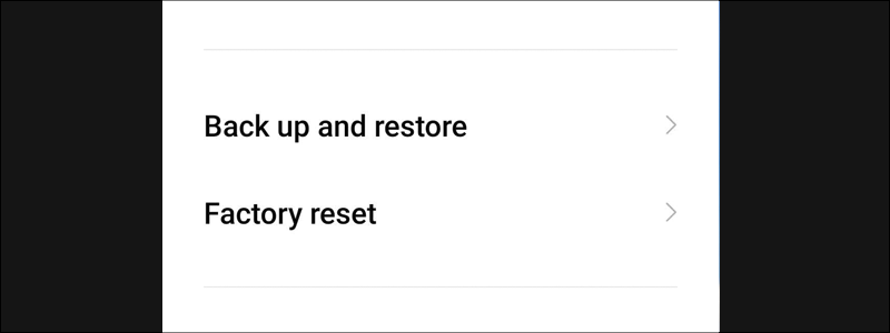 how to factory reset android 6