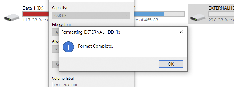 how to format your external hard drive 7