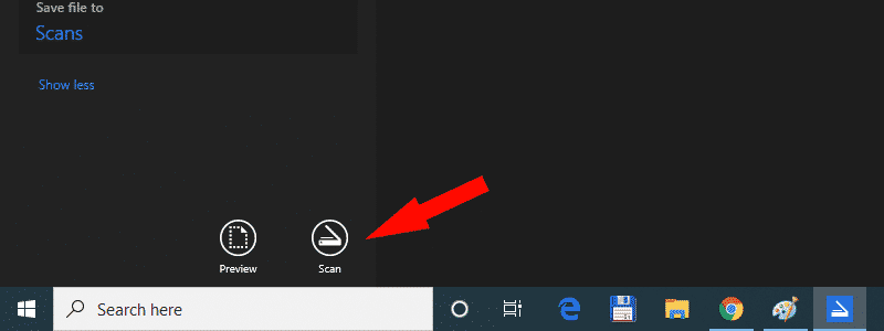 how to scan a document in windows 10 7