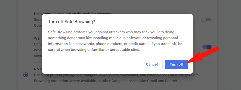 how to stop chrome from blocking downloads 8