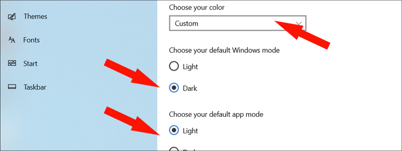 how to turn on windows 10 dark theme 7