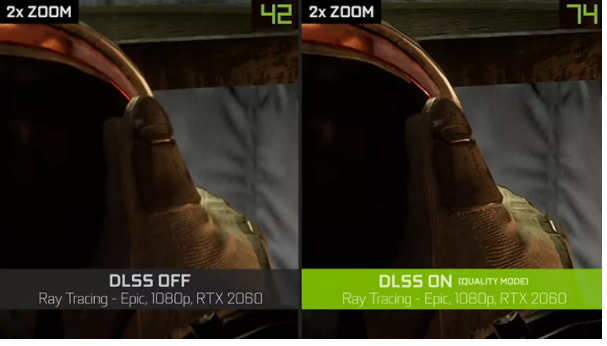 nvidia dlss on