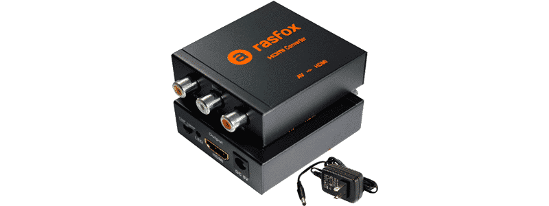 rasfox powered av-rca to hdmi converter